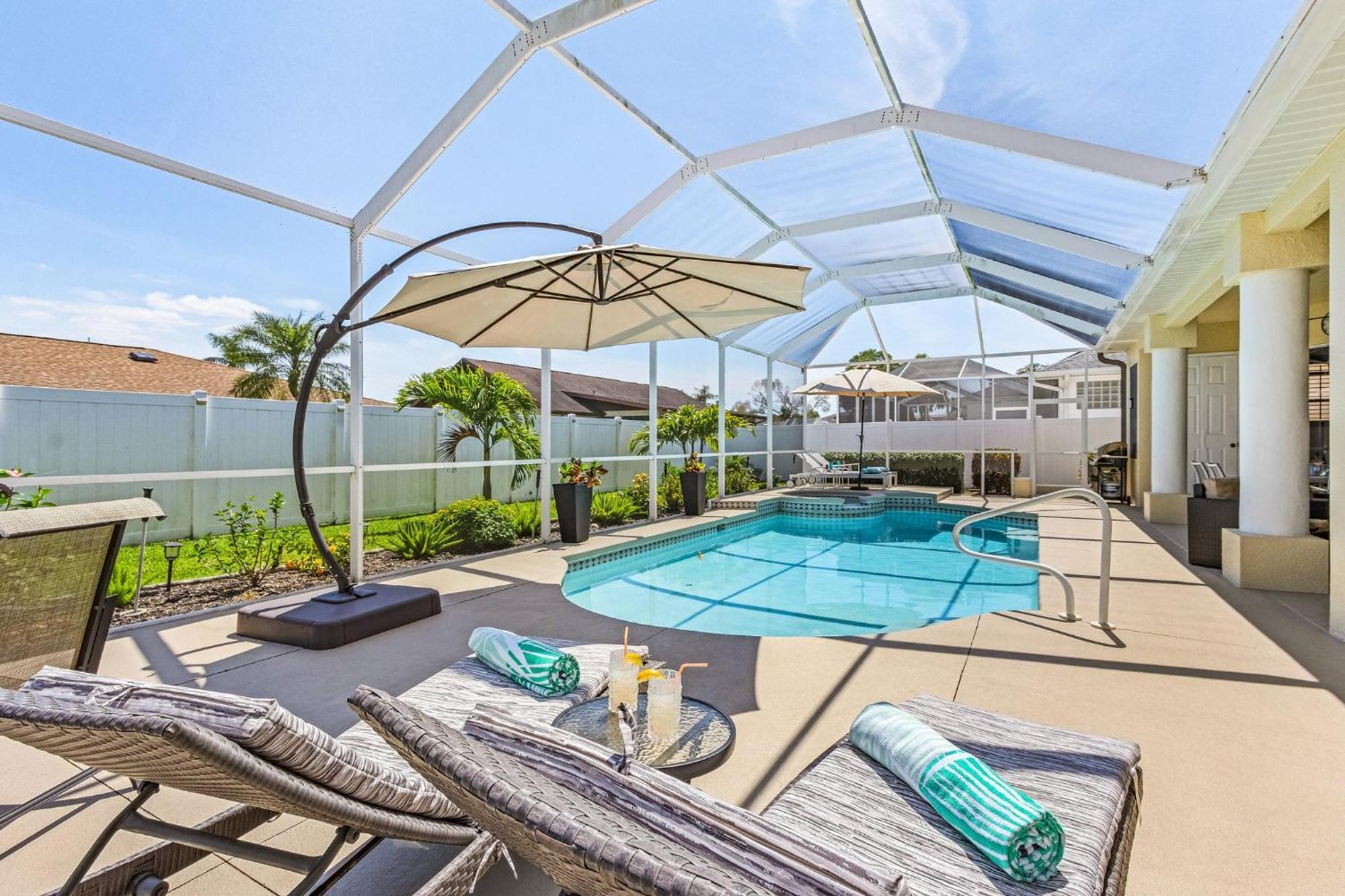 Villa-Haze, Lots Of Privacy, Solar & Electric Heated Pool And Spa Cape Coral Exteriér fotografie