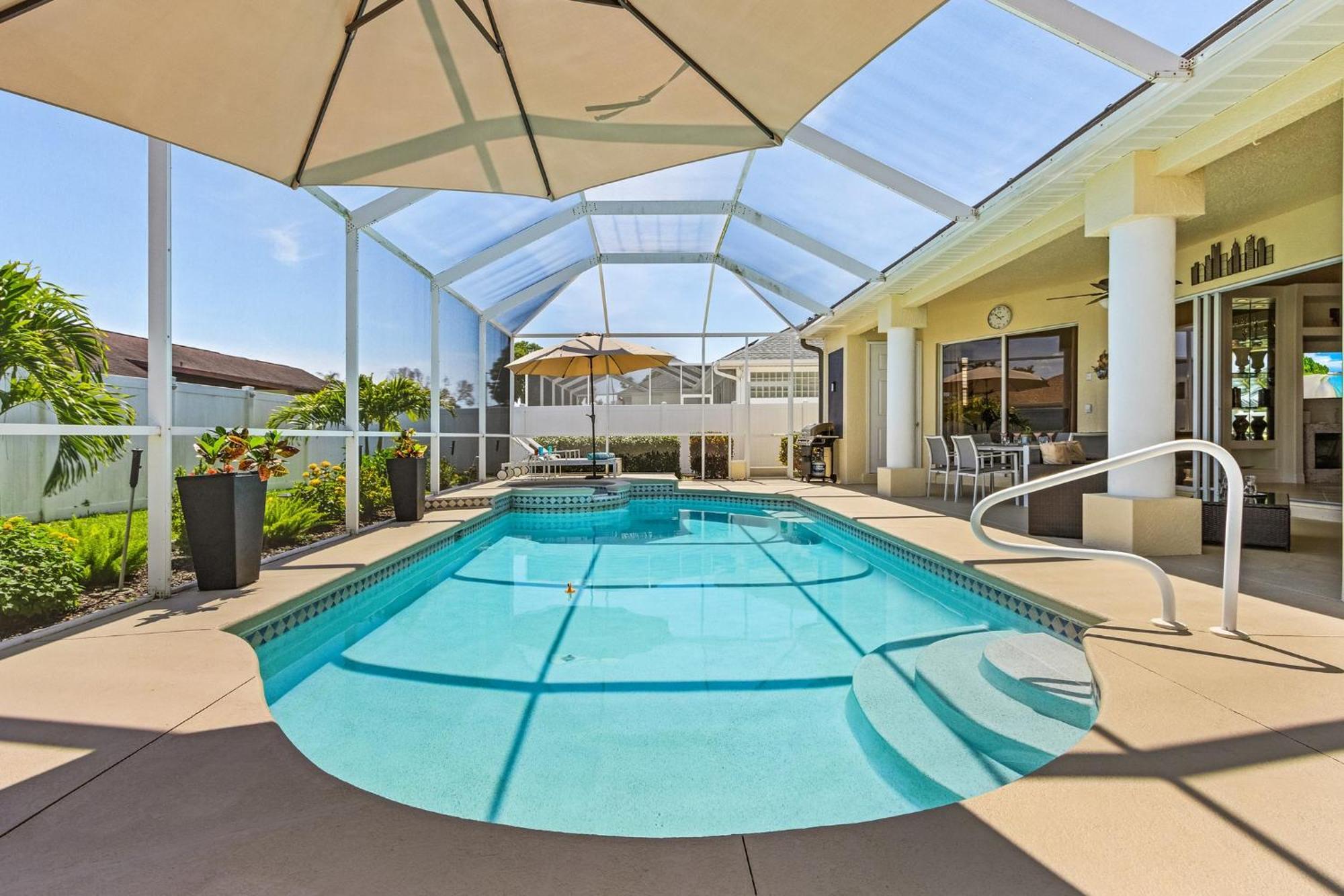 Villa-Haze, Lots Of Privacy, Solar & Electric Heated Pool And Spa Cape Coral Exteriér fotografie